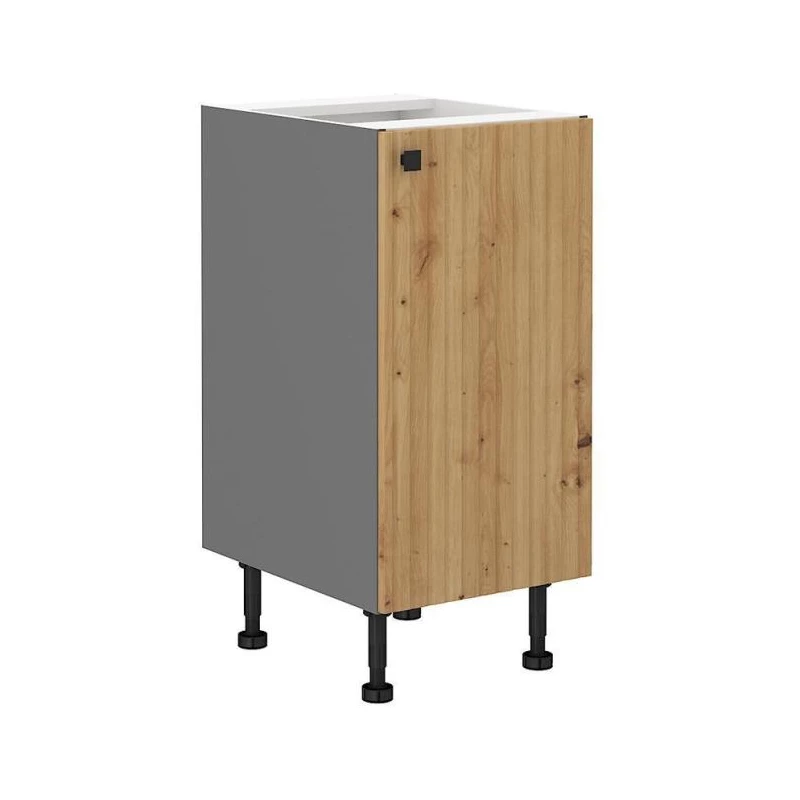 Dolní jednodveřová skříňka NOMIN - šířka 40 cm, dub artisan / antracit