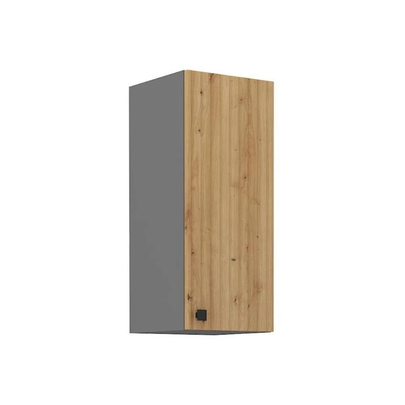 Horní kuchyňská skříňka NOMIN - šířka 30 cm, dub artisan / antracit