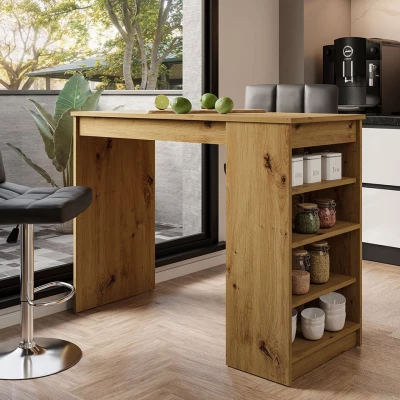 Barový stůl BIRKET - dub artisan