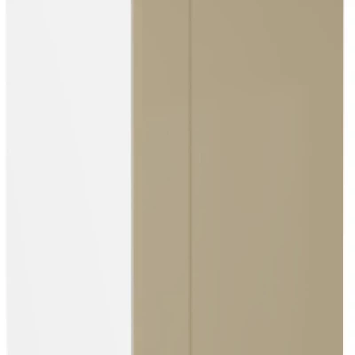 Vysoká horní skříňka LAJLA - šířka 30 cm, cappucino / bílá