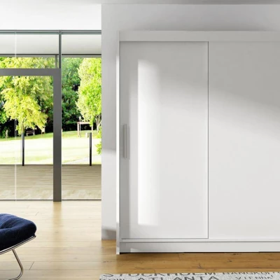 Šatní skříň s posuvnými dveřmi 150 cm ELADIO 1 - bílá