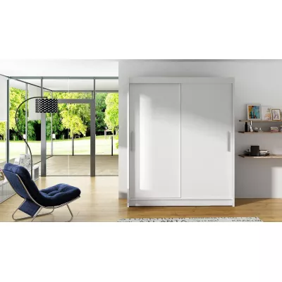 Šatní skříň s posuvnými dveřmi 150 cm ELADIO 1 - bílá
