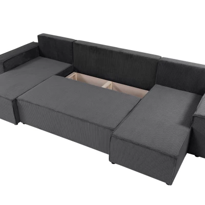 Rozkládací sedací souprava do U MILICAN - krémová