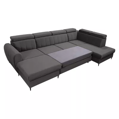 Sedačka na každodenní spaní do U LAKEWAY XL - indická růžová, pravý roh