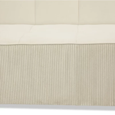 Rozkládací třímístná pohovka KILGORE - tmavá šedá