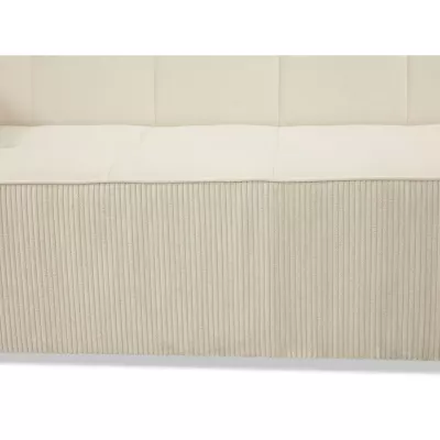 Rozkládací třímístná pohovka KILGORE - tmavá šedá