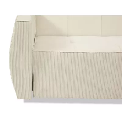 Rozkládací třímístná pohovka KILGORE - tmavá šedá