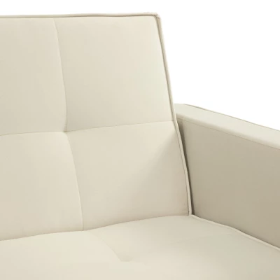 Rozkládací třímístná pohovka KILGORE - tmavá šedá