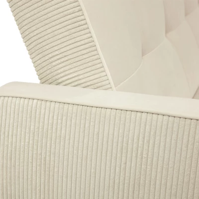 Rozkládací třímístná pohovka KILGORE - tmavá šedá