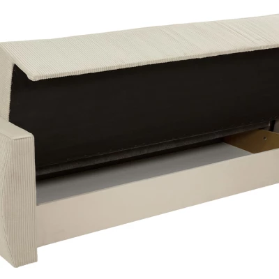 Rozkládací třímístná pohovka KILGORE - tmavá šedá