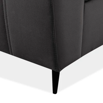 Rozkládací sedačka s úložným prostorem LAKEWAY L - zelená, levý roh