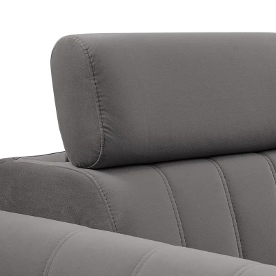 Rozkládací sedačka s úložným prostorem LAKEWAY L - zelená, levý roh