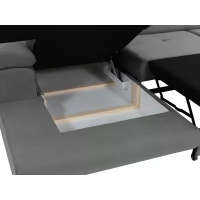 Rohová sedačka na každodenní spaní LABUS MINI - zelená, levý roh