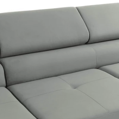 Rohová sedačka na každodenní spaní LABUS MINI - zelená, pravý roh