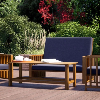 Zahradní stolek ERLA - dub zlatý