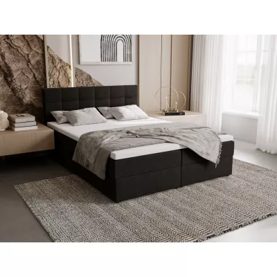 Čalouněná postel 160x200 ELSIE 2 s úložným prostorem - antracit