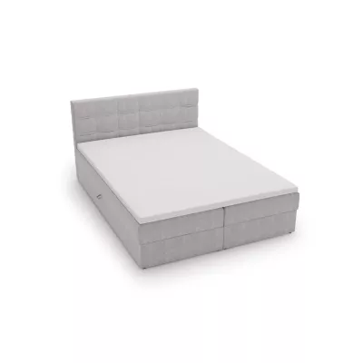Čalouněná postel 180x200 ELSIE 2 s úložným prostorem - světle šedá