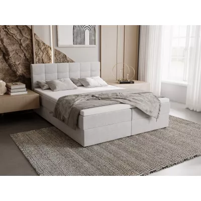 Čalouněná postel 180x200 ELSIE 1 s úložným prostorem - světle šedá