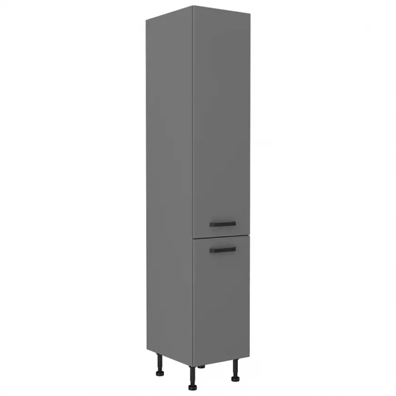 Úzká potravinová skříňka NELJA - šířka 40 cm, antracit