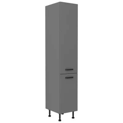 Úzká potravinová skříňka NELJA - šířka 40 cm, antracit