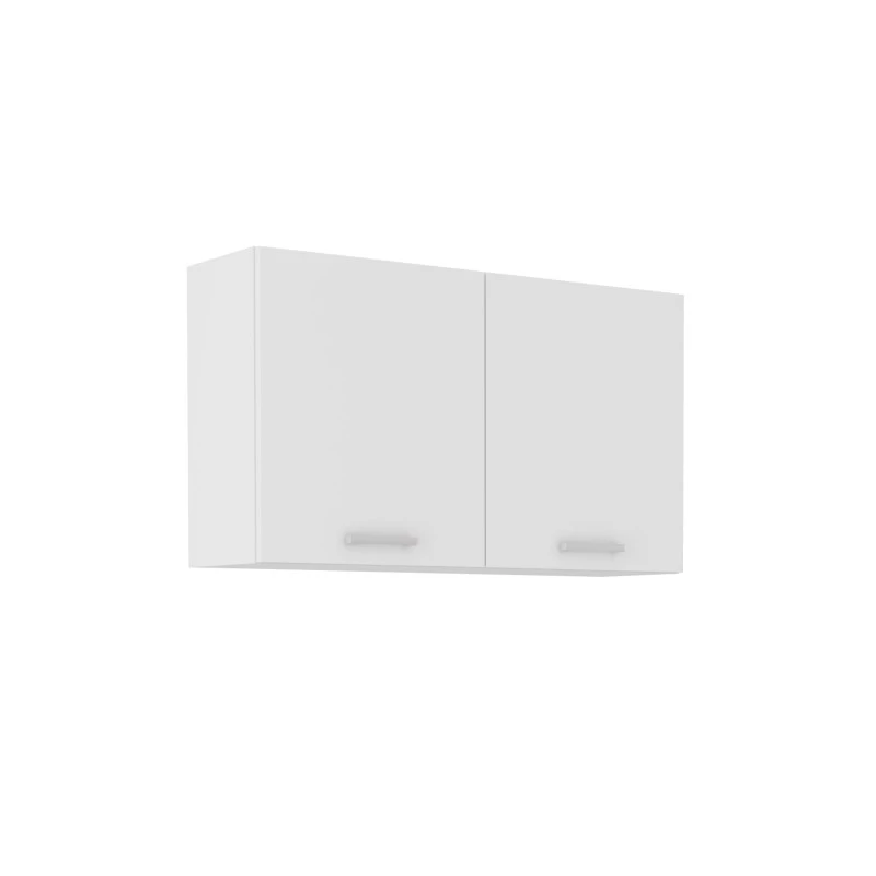 Horní dvoudveřová skříňka NEIL - šířka 100 cm, bílá