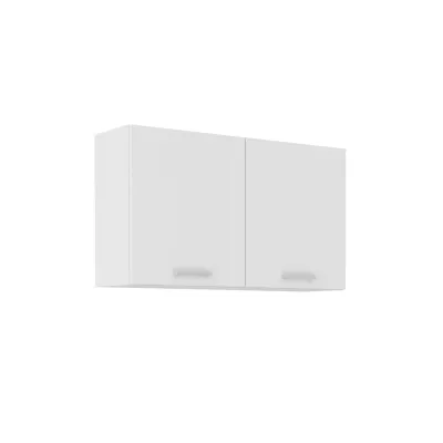 Horní dvoudveřová skříňka NEIL - šířka 100 cm, bílá