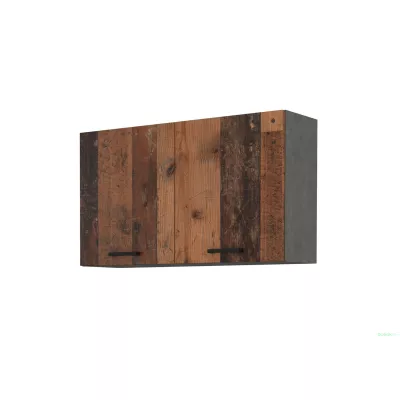 Horní dvoudveřová skříňka NEIL - šířka 100  cm,  šířka old style / matera