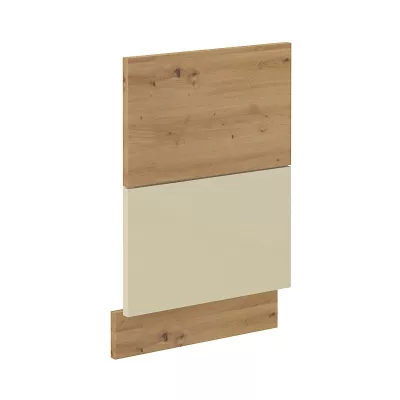 Dvířka pro vestavnou myčku ADARA - 45x57 cm, krémová / dub artisan