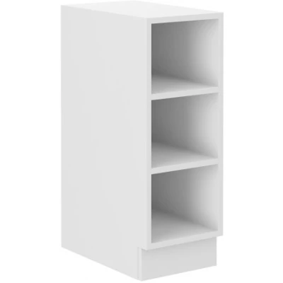 Dolní otevřená skříňka EDISA - šířka 30 cm, bílá