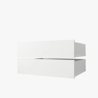 Set 2 šuplíků do skříně 120-200 cm UNIS - bílý