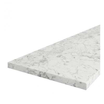 Kuchyňská deska JAIDA 4 - 100x120x3,8 cm, mramor carara