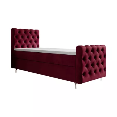 Čalouněná postel 80x200 ADRIA PLUS - červená