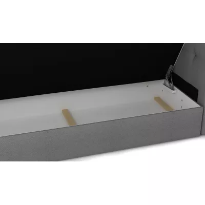 Čalouněná postel s úložným prostorem LETICIA 2 - 90x200, tmavě šedá
