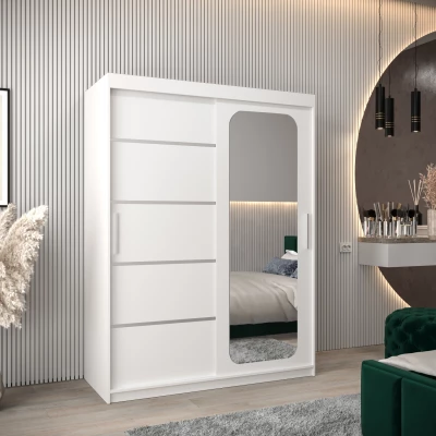 Zrcadlová skříň DONICELA 3 - 150 cm, bílá