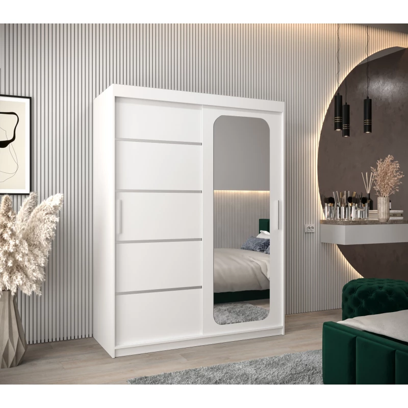 Zrcadlová skříň DONICELA 3 - 150 cm, bílá