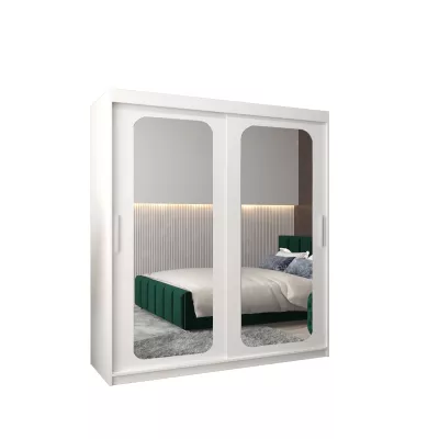 Zrcadlová skříň DONICELA 2 - 180 cm, bílá