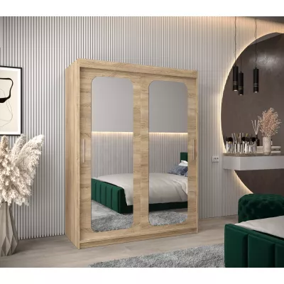 Zrcadlová skříň DONICELA 2 - 150 cm, sonoma