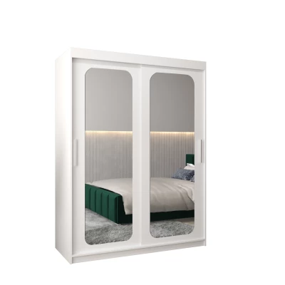 Zrcadlová skříň DONICELA 2 - 150 cm, bílá