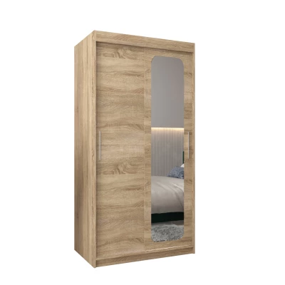 Zrcadlová skříň DONICELA 1 - 100 cm, sonoma