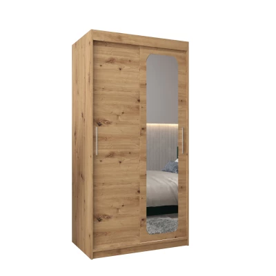 Zrcadlová skříň DONICELA 1 - 100 cm, artisan