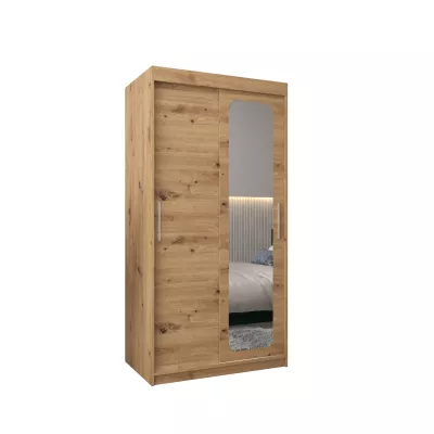 Zrcadlová skříň DONICELA 1 - 100 cm, artisan