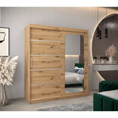 Zrcadlová skříň DONICELA 3 - 180 cm, artisan