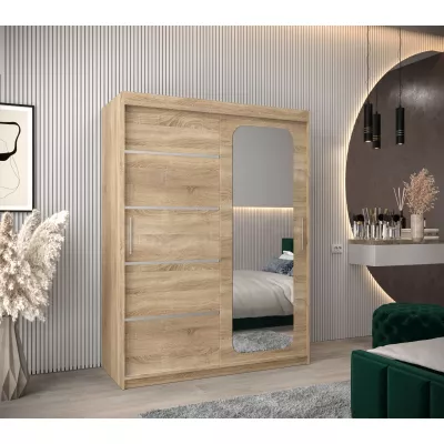 Zrcadlová skříň DONICELA 3 - 150 cm, sonoma