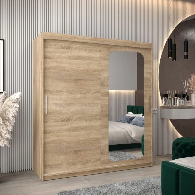 Zrcadlová skříň DONICELA 1 - 180 cm, sonoma