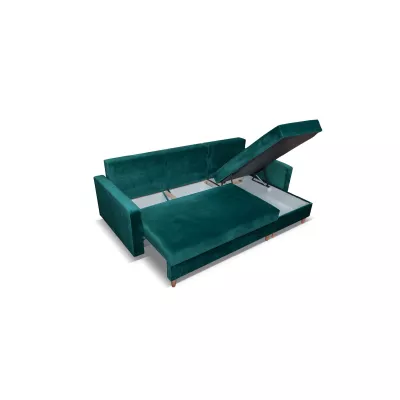 Rohová sedací souprava KAROLE - zelená