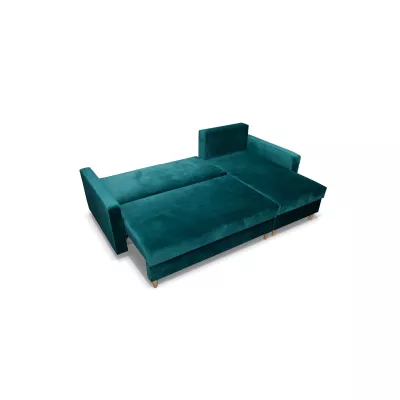 Rohová sedací souprava KAROLE - zelená