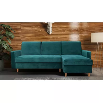 Rohová sedací souprava KAROLE - zelená