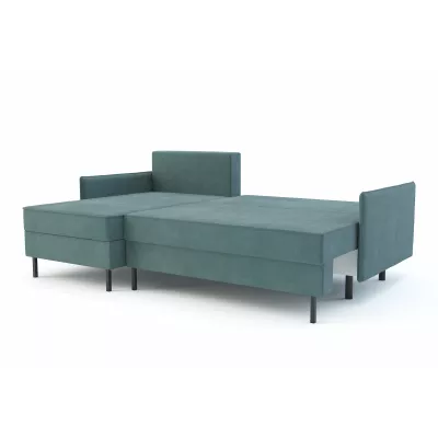 Rohová sedací souprava TIBORA - zelená