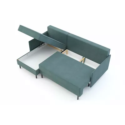 Rohová sedací souprava TIBORA - zelená