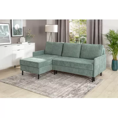 Rohová sedací souprava TIBORA - zelená